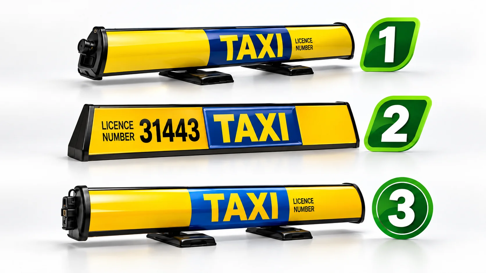 Refurbished Taxi Roofsign taxi roof sign